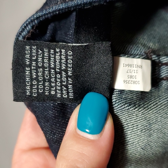 NWOT Stretchy Jeans by Venezia 18S Dark Blue - Picture 6 of 7